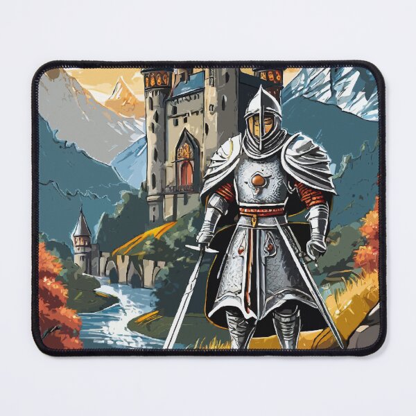 Item preview, Chivalrous Valor: Medieval Knight Art designed and sold by bb-15artstudio.