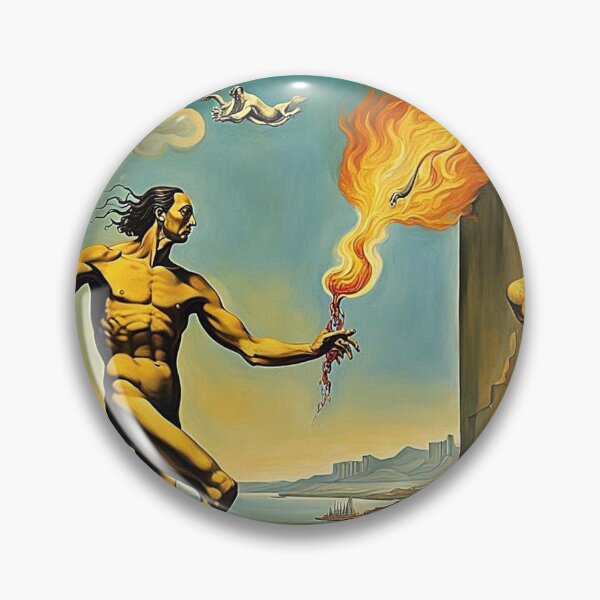 Artikelvorschau, Prometheus stiehlt den Göttern das Feuer entworfen und verkauft von George Hutton Hunter.