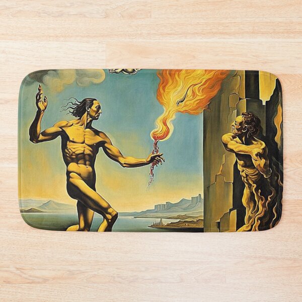 Item preview, Prometheus steals fire from the gods designed and sold by George Hutton Hunter.