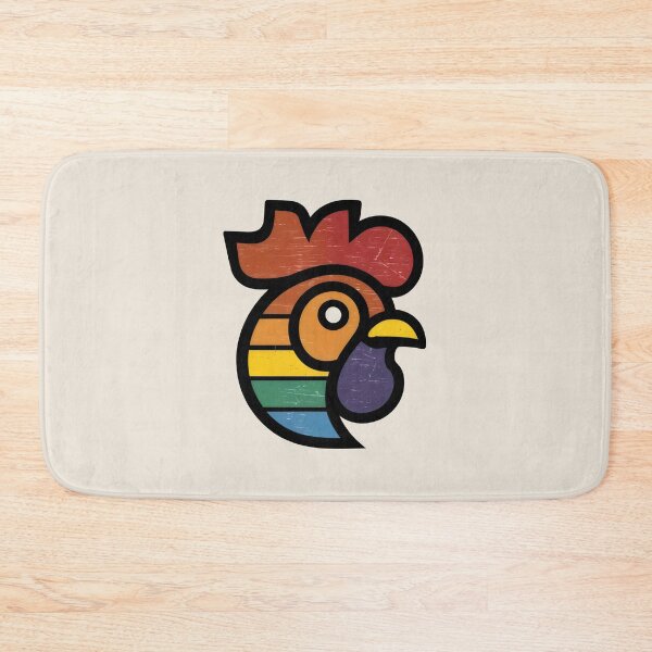 Item preview, Rainbow Rooster’s head designed and sold by Firas Aljazzar.