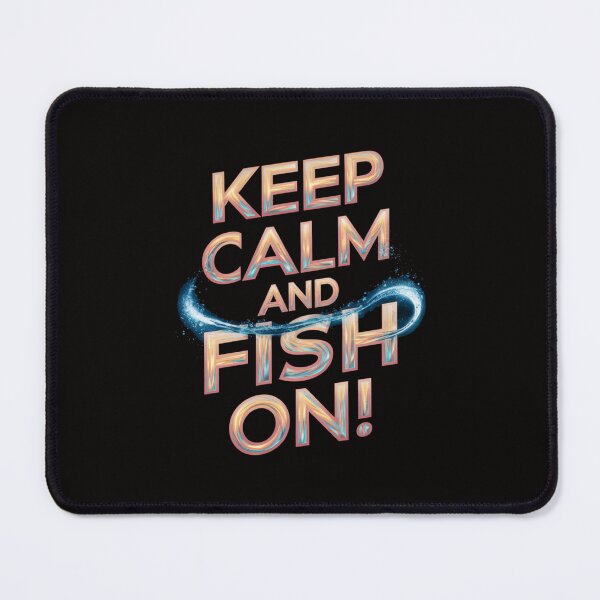 Item preview, Keep Calm and Fish On! designed and sold by HOMEDESIGNPRINT.