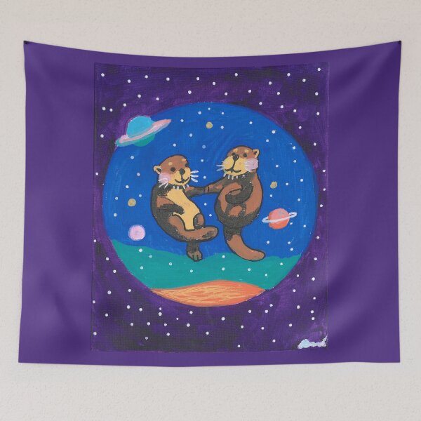 Item preview, Otters in Space designed and sold by BradsArts.