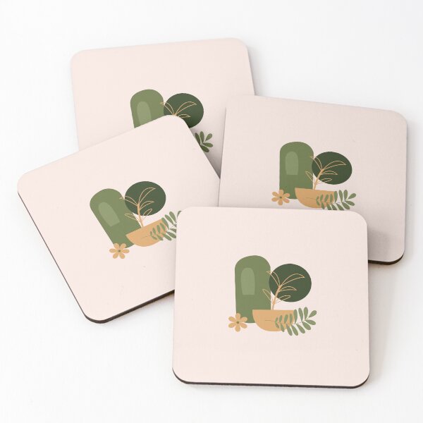 Item preview, Illustration of Plants | Pastel Pink Background designed and sold by RM-Journey.