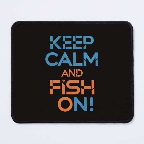 Item preview,  Keep Calm and Fish On! designed and sold by HOMEDESIGNPRINT.