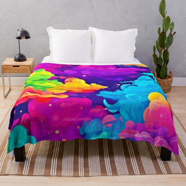 Item preview, Whimsical Color Clouds designed and sold by Health And Fitness Posts e-Store.