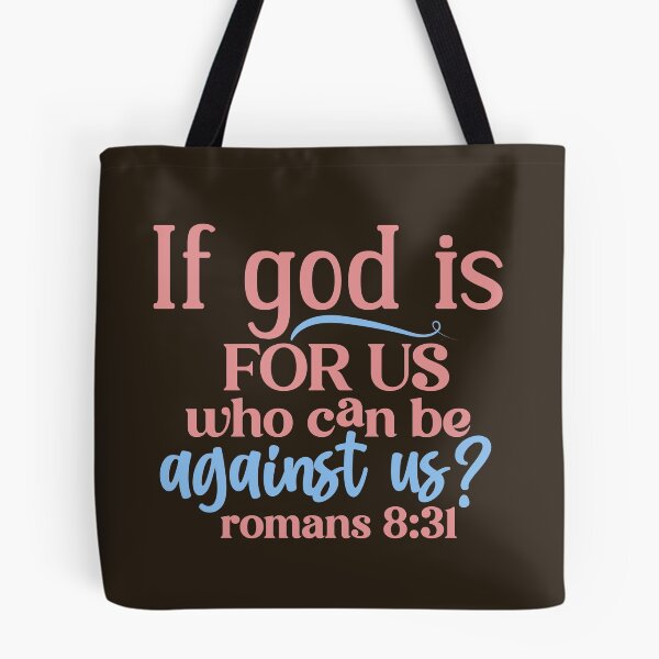 Item preview, If God is for us Romans 8:31 designed and sold by WideIsTheGate.