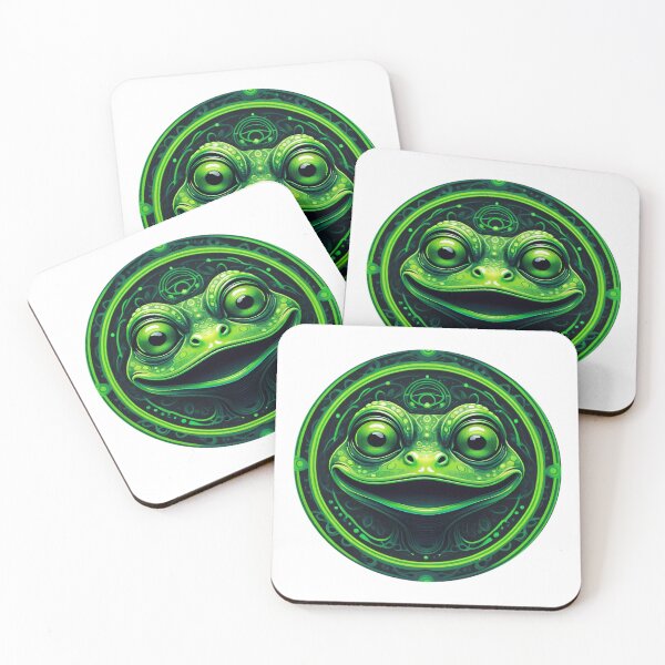 Item preview, Green Alien Frog designed and sold by KeopsMurat.