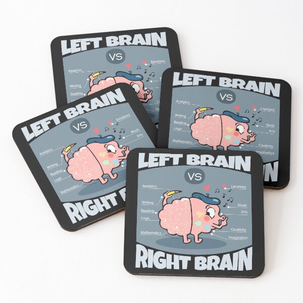 Item preview, Left Brain Vs Right Brain designed and sold by Claustronautas.