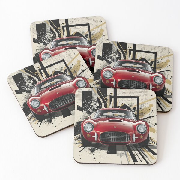 Item preview, Timeless Beauty: Classic Red Ferrari designed and sold by OwnByCats.