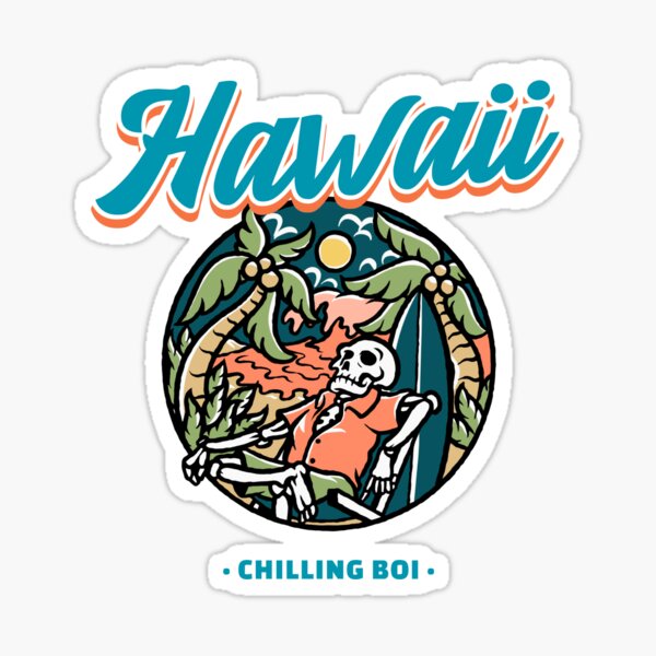 Item preview, Hawaii Chilling - Summer Getaway Graphic Tee - Relax designed and sold by DeCodeArtShop.