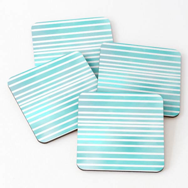 Item preview, Stripes in Shades of Sea designed and sold by JaygiesDesign.