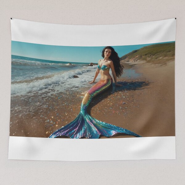 Item preview, Colorful Mermaid designed and sold by piscesmermaid.