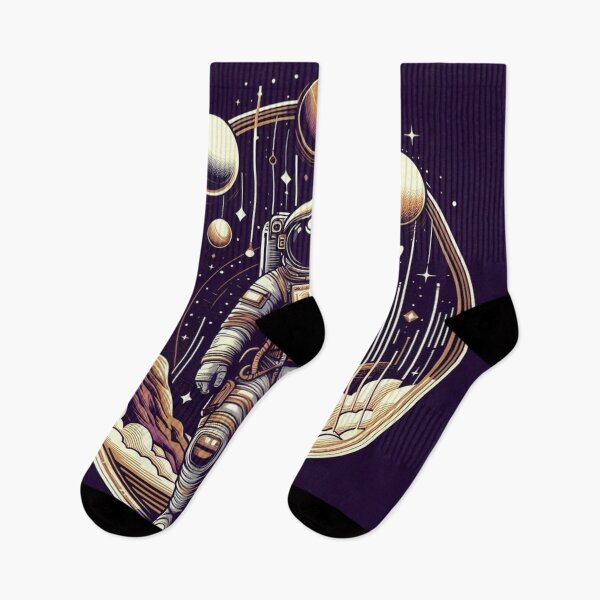 Item preview, Cosmic Journey: A Pop Art Aesthetic Astronaut Adventure designed and sold by StickerStudio27.