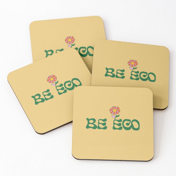 Item preview, Be Eco | Illustration of Flowers | Yellow Background designed and sold by RM-Journey.