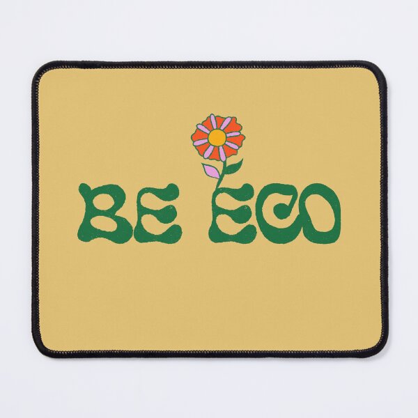 Item preview, Be Eco | Illustration of Flowers | Yellow Background designed and sold by RM-Journey.