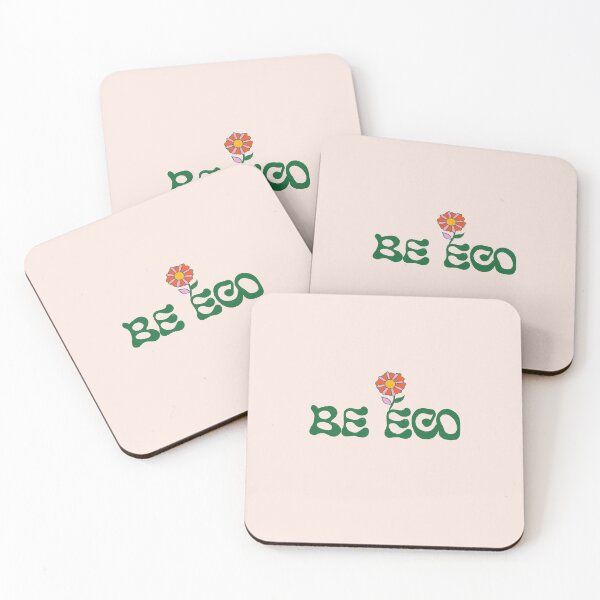 Item preview, Be Eco | Illustration of Flowers | Pastel Pink Background designed and sold by RM-Journey.