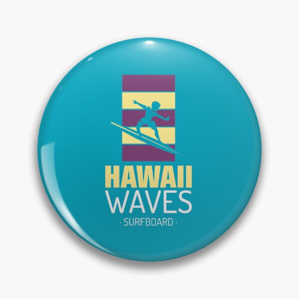 Item preview, Surf Board Hawaii Waves - Summer Getaway Graphic Tee - Relax - Beach - Hawaiian designed and sold by DeCodeArtShop.
