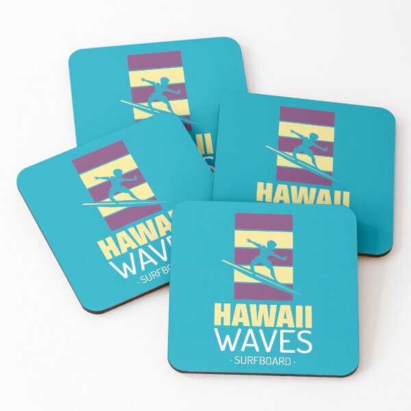 Item preview, Surf Board Hawaii Waves - Summer Getaway Graphic Tee - Relax - Beach - Hawaiian designed and sold by DeCodeArtShop.