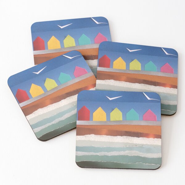 Item preview, Beach huts designed and sold by nutshellcards.