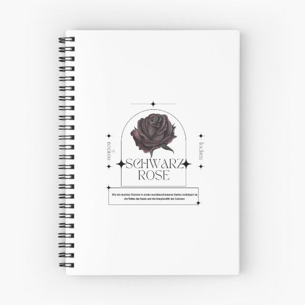 Item preview, SCHWARZE ROSE | White Background designed and sold by RM-Journey.