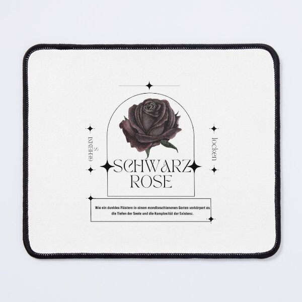 Item preview, SCHWARZE ROSE | White Background designed and sold by RM-Journey.