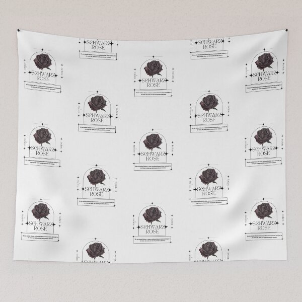 Item preview, SCHWARZE ROSE | White Background designed and sold by RM-Journey.