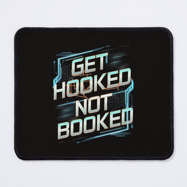 Item preview, Get Hooked, Not Booked! designed and sold by HOMEDESIGNPRINT.