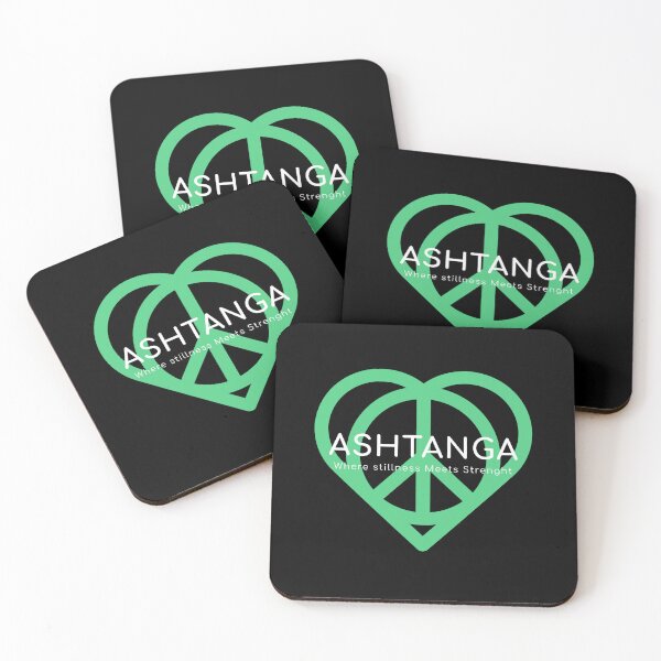 Item preview, Ashtanga, Where Stillness Meets Strenght Green Logo designed and sold by LyricsWear.