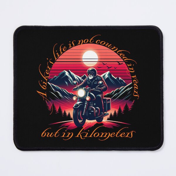 Item preview, A biker's life is not counted in years , but in kilometers designed and sold by TomVtX.
