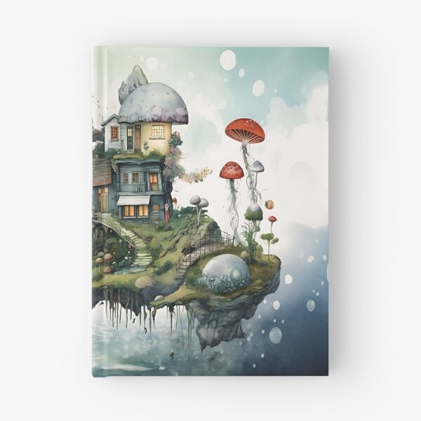 Item preview, weird world surreal fantasy fairy Island,  designed and sold by LorrieBee.