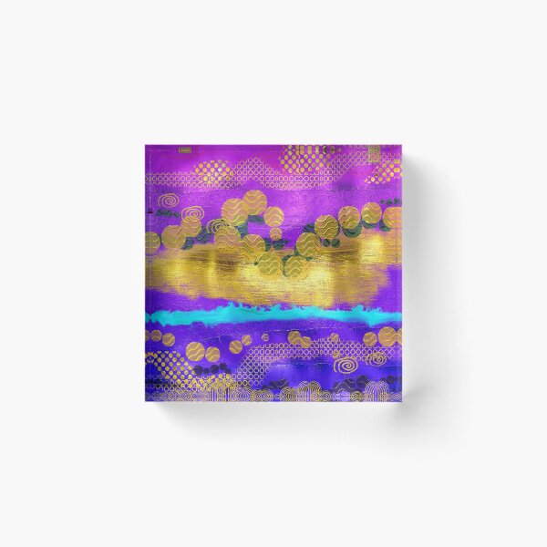Item preview, Gold Borders Digital Abstract Art designed and sold by CheriesArt.