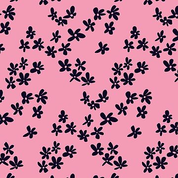 Artwork thumbnail, Retro Flower Pattern by Erinn Capko