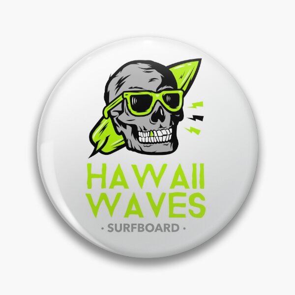Item preview, Skeleton SurfBoard Hawaii Waves - Hawaiian - Summer Getaway Graphic Tee - Relax - Beach designed and sold by DeCodeArtShop.