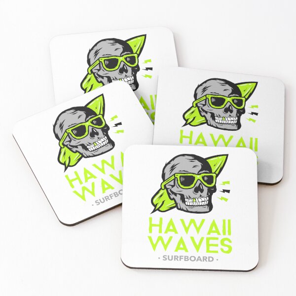 Item preview, Skeleton SurfBoard Hawaii Waves - Hawaiian - Summer Getaway Graphic Tee - Relax - Beach designed and sold by DeCodeArtShop.