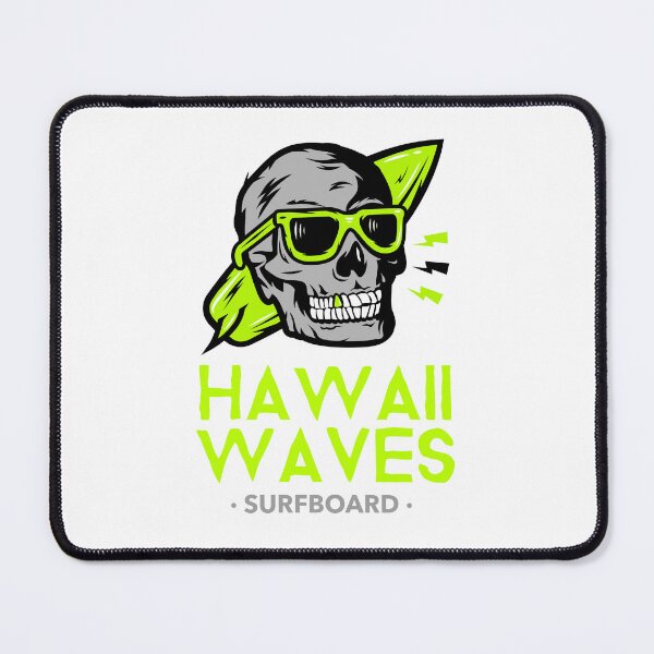 Item preview, Skeleton SurfBoard Hawaii Waves - Hawaiian - Summer Getaway Graphic Tee - Relax - Beach designed and sold by DeCodeArtShop.