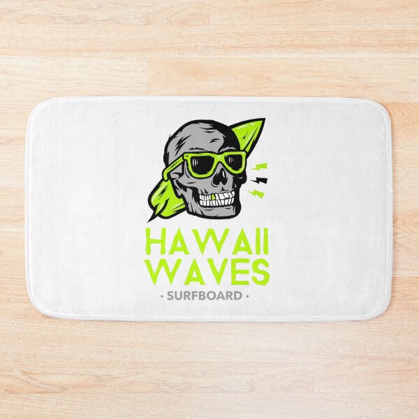 Item preview, Skeleton SurfBoard Hawaii Waves - Hawaiian - Summer Getaway Graphic Tee - Relax - Beach designed and sold by DeCodeArtShop.