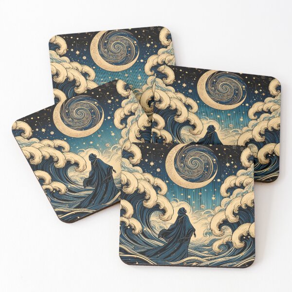Item preview, Moonlit Tide Vintage Style designed and sold by JuniperFinch.