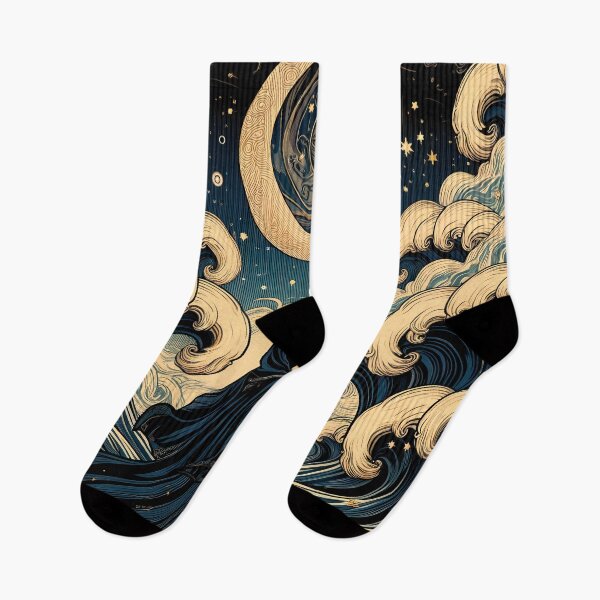 Item preview, Moonlit Tide Vintage Style designed and sold by JuniperFinch.