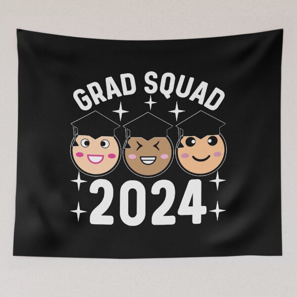 Item preview, Grad Squad 2024 - High School College Senior Graduates designed and sold by Sunserize Designs.