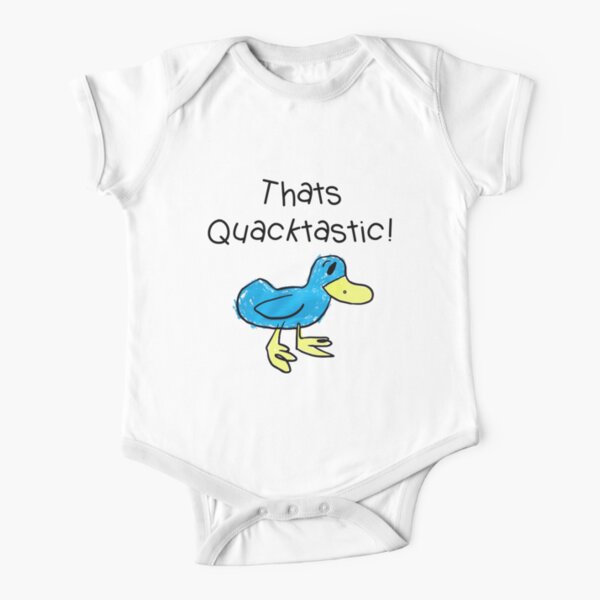 thats Quacktastic Short Sleeve Baby One-Piece