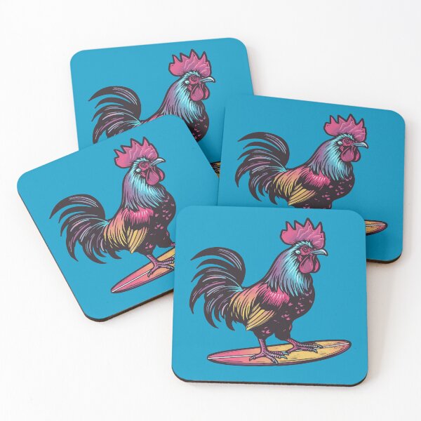 Item preview, Surfing Rooster designed and sold by VelvetRoom.