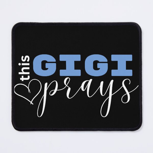 Item preview, This GIGI prays blue and white on dark designed and sold by Ideas-BYDESiGN.