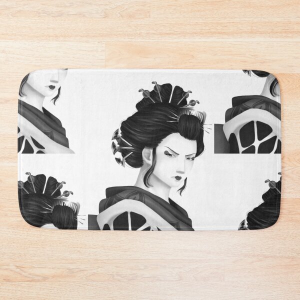 Item preview, Geisha w/o background - b&w v2 designed and sold by Leeh-designs.