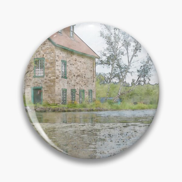 Item preview, Bedford Mills, Ontario on a Gloomy Day Watercolour designed and sold by jrtwynam.