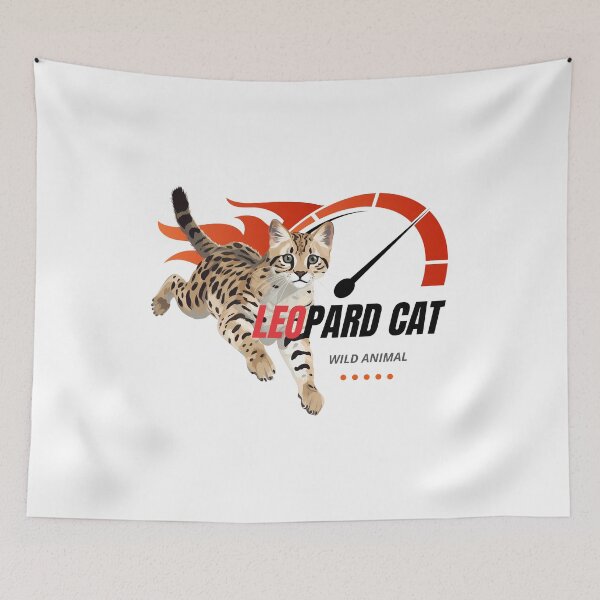 Item preview, Leopard Cat Wild Animal designed and sold by NatureStyle555.