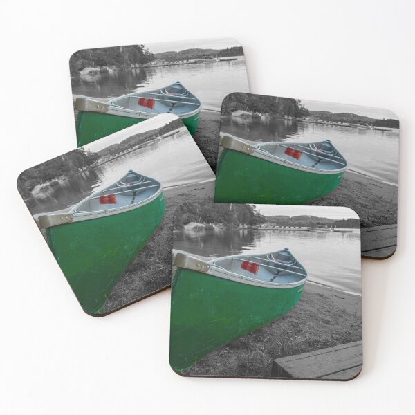 Item preview, Canoe Resting by a Lake designed and sold by jrtwynam.