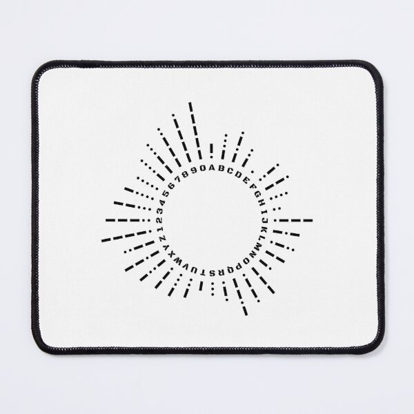 Item preview, International Morse Code Chart Alphabet Letters Numbers Black designed and sold by AnnSign.