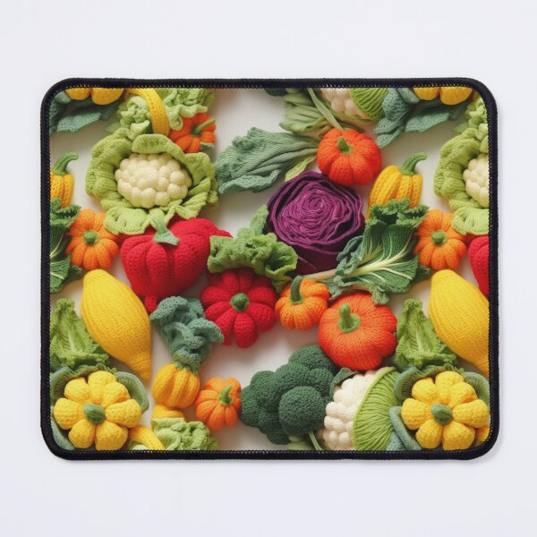 Item preview, Crocheted vegetables, handcrafted thread vegetables, grandma's crocheted food, colorful vegetables crocheted with love designed and sold by SculpterioShop.