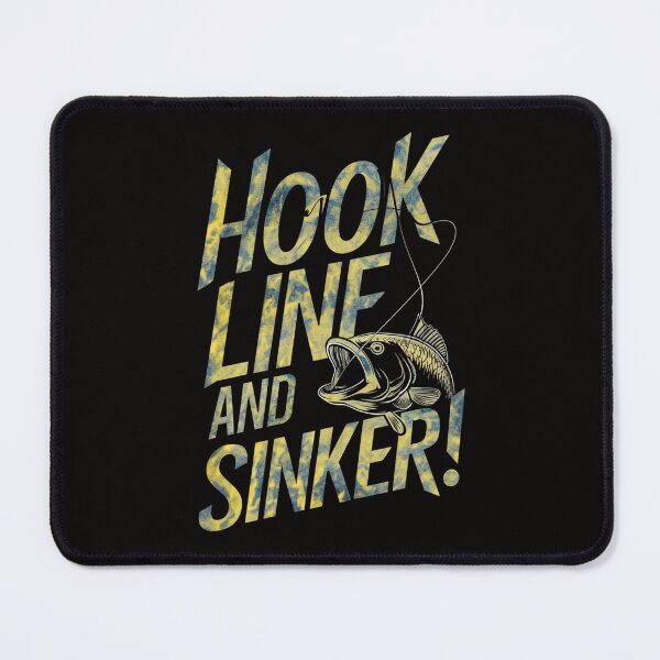 Item preview, Hook, Line, and Sinker! designed and sold by HOMEDESIGNPRINT.
