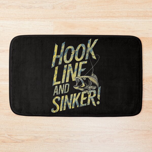 Item preview, Hook, Line, and Sinker! designed and sold by HOMEDESIGNPRINT.